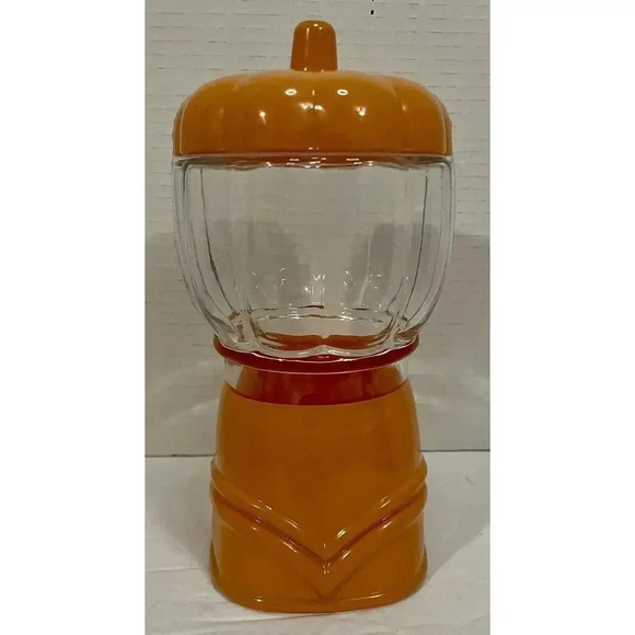 Orange Gumball Machine Ceramic Glass Halloween Decor Target NEW‎ - Picture 3 of 6